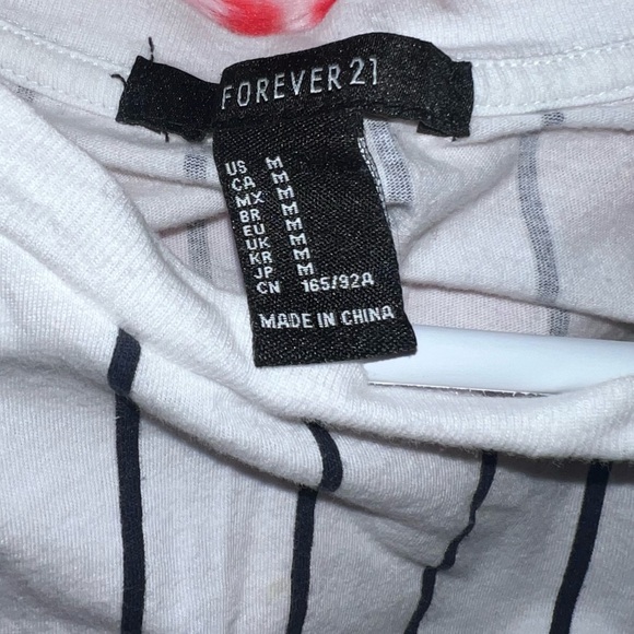 Forever 21 Striped Emoji Crop Top - Picture 5 of 5